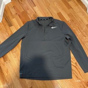Nike golf three quarter zip gray